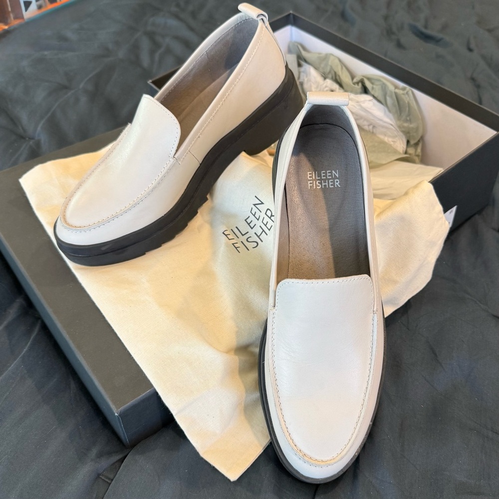 EILEEN FISHER loafers FACT